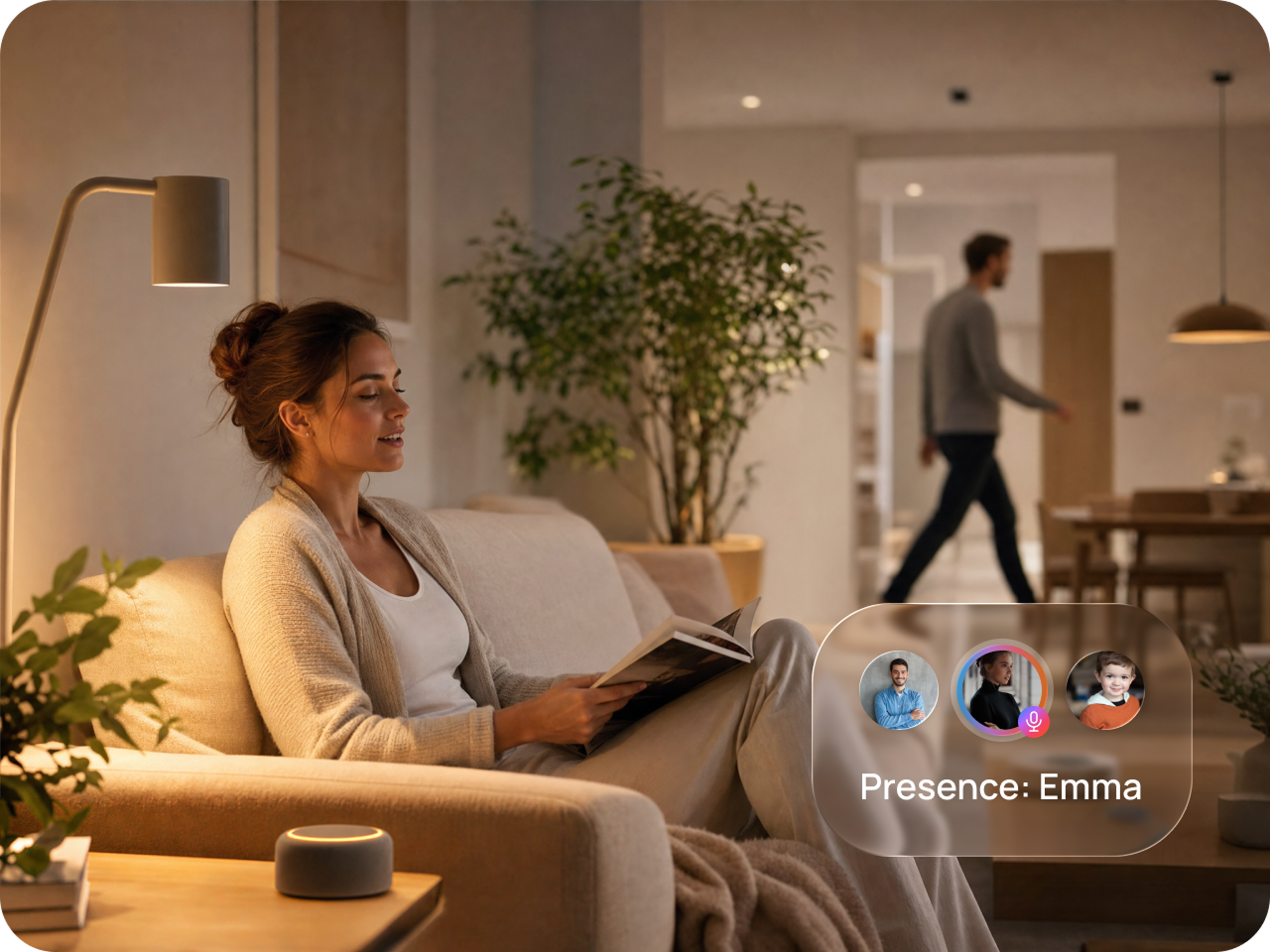 Domia tells family members apart by voice — Presence: Emma